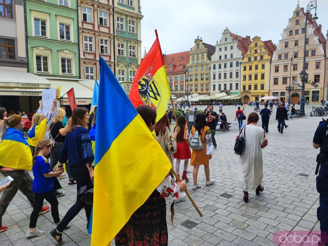 Obchody Święta Niepodległości Ukrainy na wrocławskim rynku [Foto]