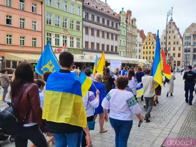 Obchody Święta Niepodległości Ukrainy na wrocławskim rynku [Foto]