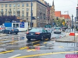 Utrudnienia na ulicy Świdnickiej i placu Kościuszki. Jak wygląda organizacja ruchu? [Foto]