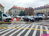Utrudnienia na ulicy Świdnickiej i placu Kościuszki. Jak wygląda organizacja ruchu? [Foto]