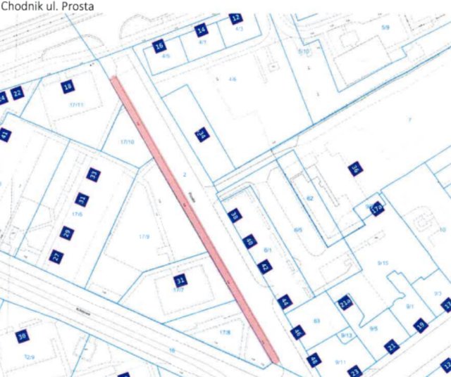 Niebawem rozpocznie się remont chodników na ul. Kolejowej i Prostej [Foto, Plan]