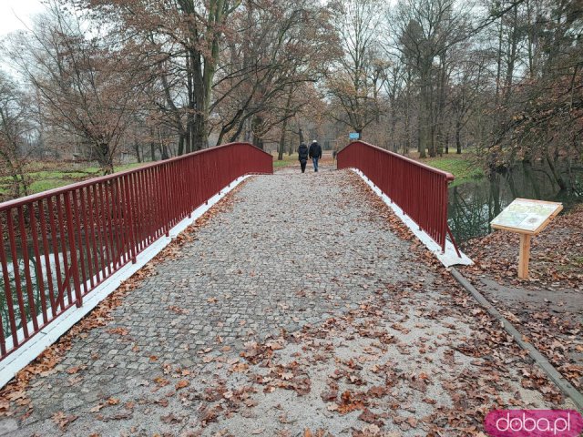 Mostek w Parku Wschodnim wyremontowany [Foto]