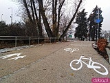 Można już przejechać rowerem z Bulwaru Kaczyńskich na Most Grunwaldzki. Ciąg pieszo-rowerowy gotowy [Foto]