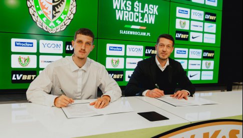 Adrian Bukowski przedłużył kontrakt ze Śląskiem Wrocław