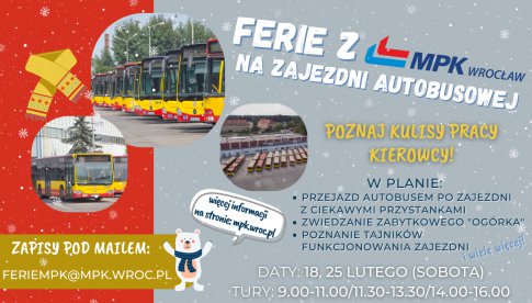 Ferie z MPK Wrocław. Poznaj zajezdnię od kuchni!