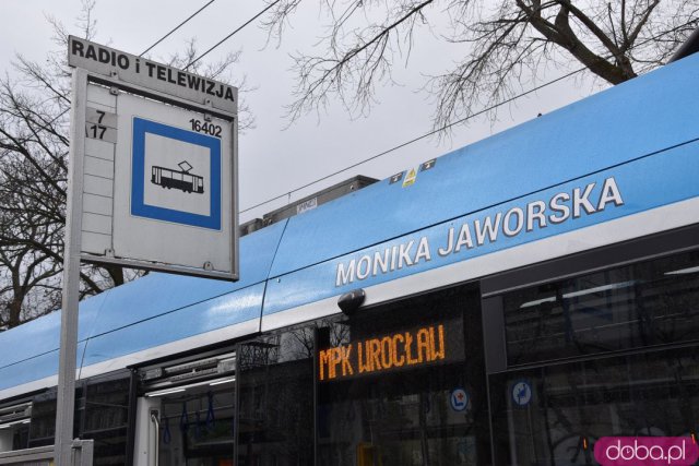 Monika Jaworska patronem kolejnego wrocławskiego tramwaju. Przywołano ciepłe wspomnienia podczas wzruszającej uroczystości [Foto, Wideo]