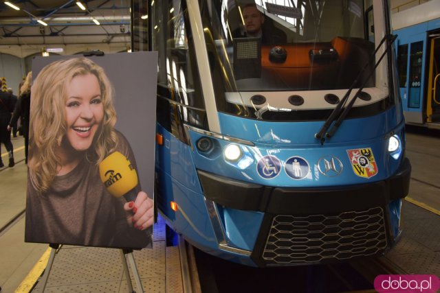 Monika Jaworska patronem kolejnego wrocławskiego tramwaju. Przywołano ciepłe wspomnienia podczas wzruszającej uroczystości [Foto, Wideo]