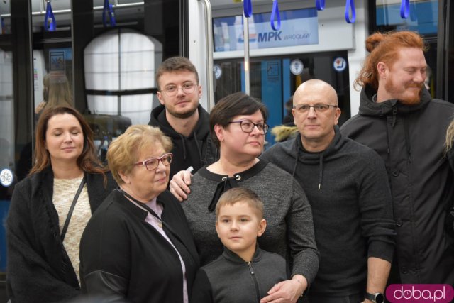 Monika Jaworska patronem kolejnego wrocławskiego tramwaju. Przywołano ciepłe wspomnienia podczas wzruszającej uroczystości [Foto, Wideo]