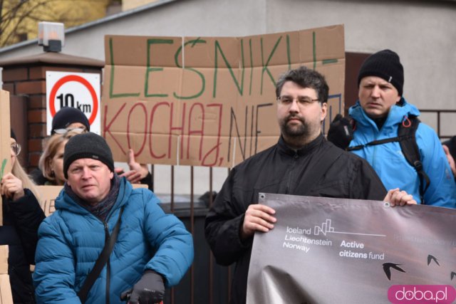 Protestowali w obronie wrocławskich lasów [Foto]