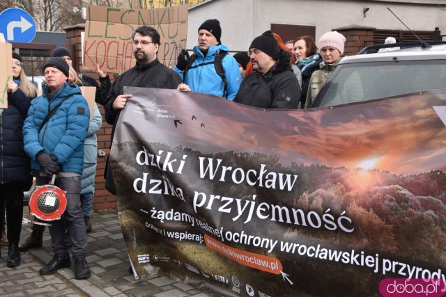 Protestowali w obronie wrocławskich lasów [Foto]