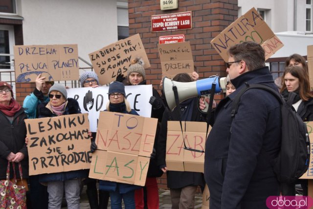 Protestowali w obronie wrocławskich lasów [Foto]