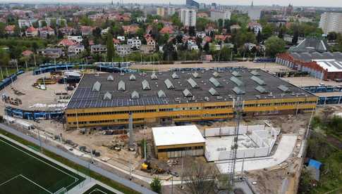 Trwa rozbudowa Zajezdni Borek. W hali o powierzchni 1000 m2 ma stacjonować 86 nowych tramwajów [SZCZEGÓŁY]