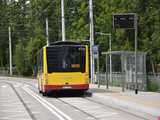 Autobusy jeżdżą nowym wiaduktem w ciągu nowej trasy autobusowo-tramwajowej na Nowy Dwór [FOTO]