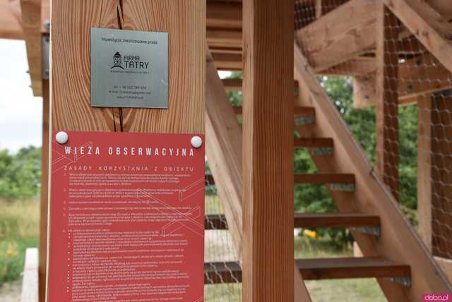 Zobacz, jak prezentuje się nowa wieża obserwacyjna na Maślicach [FOTO]