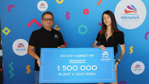 1,5-milionowy gość we wrocławskim Aquaparku! Jaką nagrodę przewidziano dla specjalnego klienta?