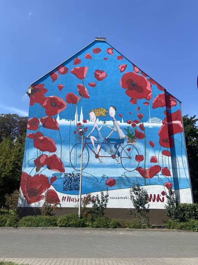 Nowy mural zdobi ścianę budynku przy Boya-Żeleńskiego [FOTO]