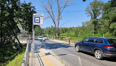 Trwa realizacja nowego peronu przystankowego i przejścia dla pieszych na ul. Dolnobrzeskiej [FOTO]
