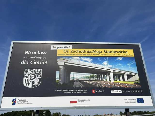 Kiedy otwarcie alei 11 Listopada? Wiadukt przeszedł próby obciążeniowe [FOTO]
