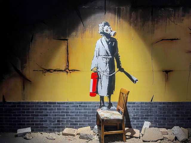 Fascynująca wystawa Banksy