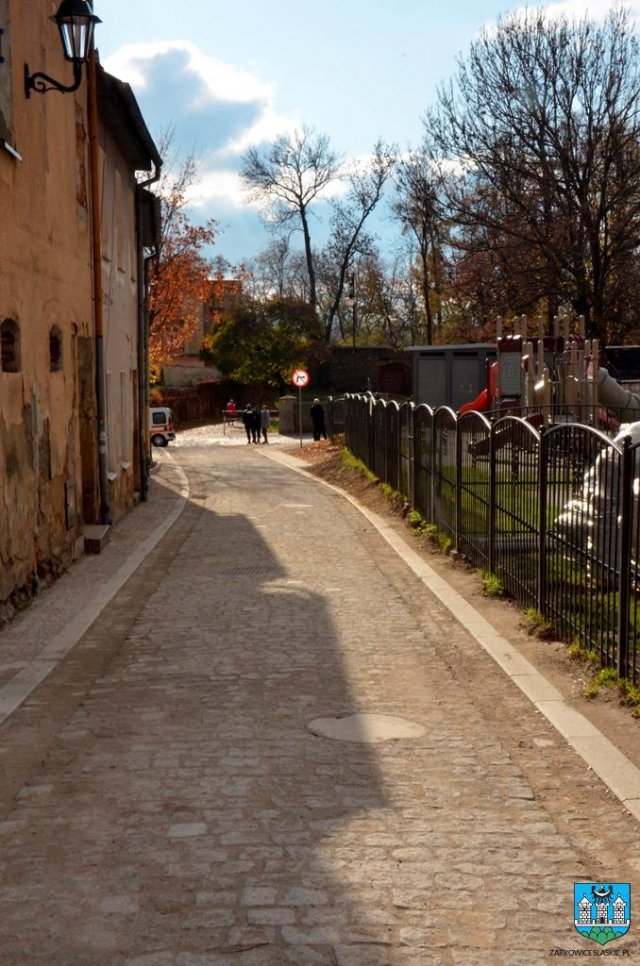 Ulica Ciasna w Ząbkowicach Śląskich po remoncie