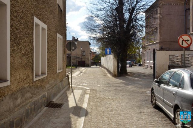 Ulica Ciasna w Ząbkowicach Śląskich po remoncie