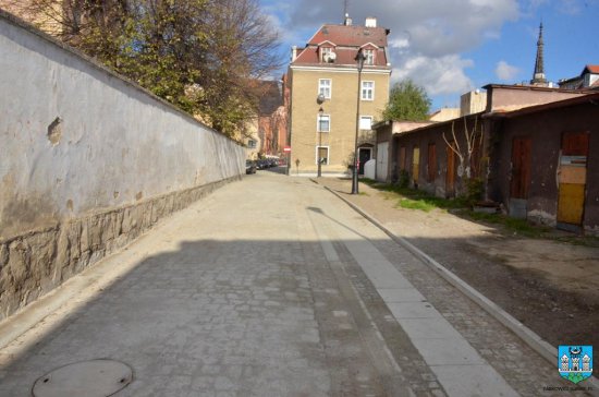 Ulica Ciasna w Ząbkowicach Śląskich po remoncie
