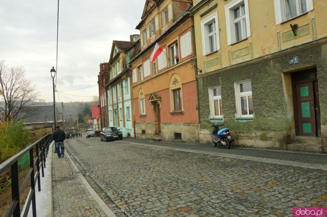 Ulica Św. Jadwigi w Złotym Stoku po remoncie