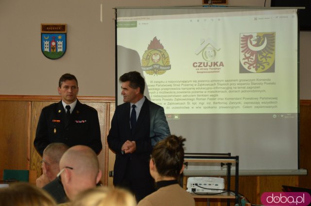 pożar sadzy, czad w mieszkaniu 
