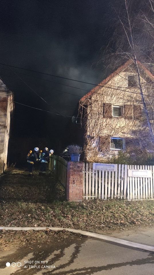 Pożar gospodarstwa agroturystycznego w Baldwinowicach