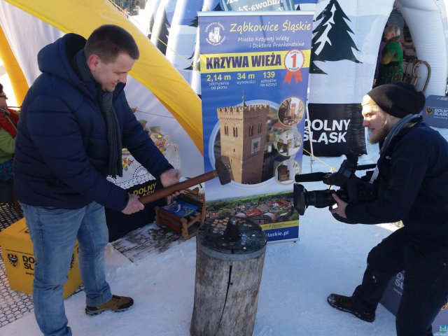 Ząbkowice Śląskie w Projekcie Zima TVN w Zieleńcu