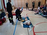 Strażacy uczyli pierwszej pomocy