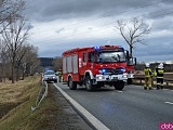 Wypadek na ósemce w Przyłęku. Dwie osoby w szpitalu