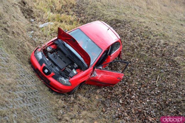 Wypadek na ósemce w Przyłęku. Dwie osoby w szpitalu