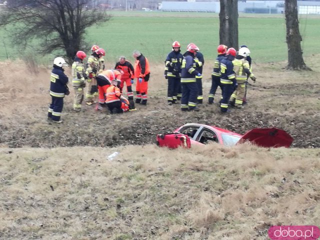 Wypadek na ósemce w Przyłęku. Dwie osoby w szpitalu