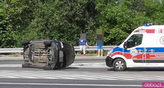 Wypadek na skrzyżowaniu k8 i Legnickiej w Ząbkowicach Śląskich