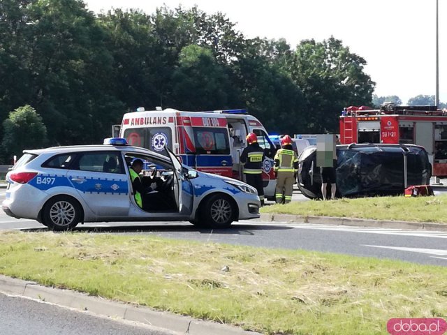 Wypadek na skrzyżowaniu k8 i Legnickiej w Ząbkowicach Śląskich