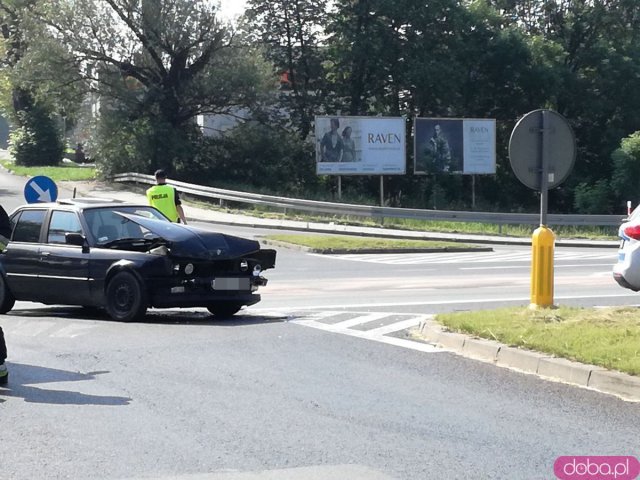 Wypadek na skrzyżowaniu k8 i Legnickiej w Ząbkowicach Śląskich