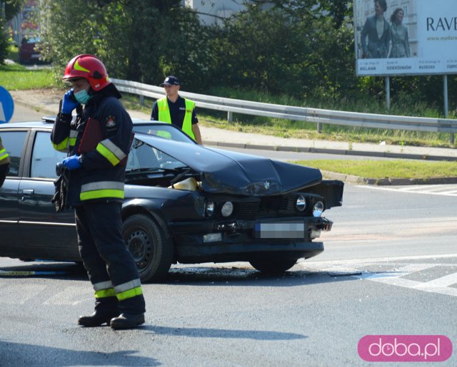 Wypadek na skrzyżowaniu k8 i Legnickiej w Ząbkowicach Śląskich