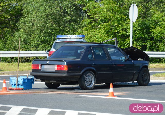 Wypadek na skrzyżowaniu k8 i Legnickiej w Ząbkowicach Śląskich