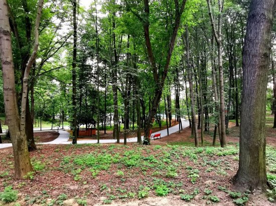 Park obok stadionie niemal gotowy
