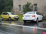 Wypadek dwóch osobówek w Kluczowej 
