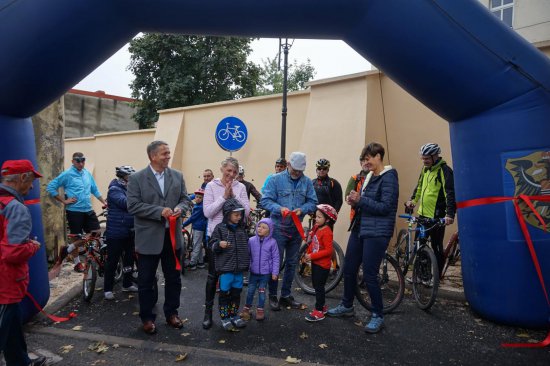 Uroczyste otwarcie ścieżki rowerowej w Złotym Stoku