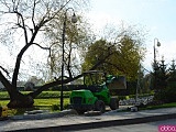 Trwa modernizacja przejść dla pieszych i skwerku w Kamieńcu Ząbkowickim 