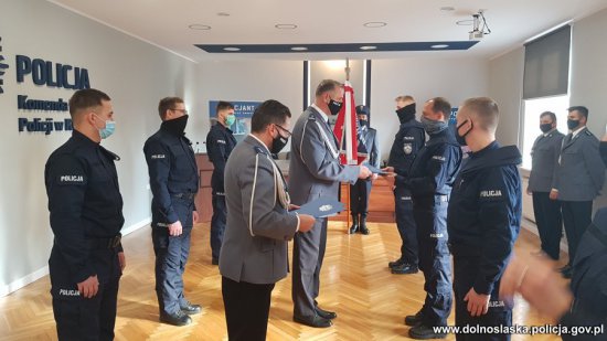 Nowi policjanci z KPP Ząbkowice Śląskie złożyli ślubowanie 