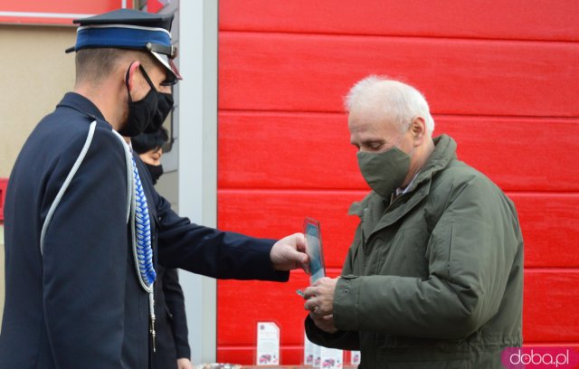 Oficjalne przekazanie nowe samochodu OSP Topola