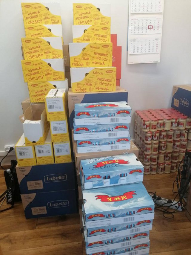 Pomoc dla 200 potrzebujących rodzin z Ziębic, dzięki hojnej darowiźnie anonimowej osoby