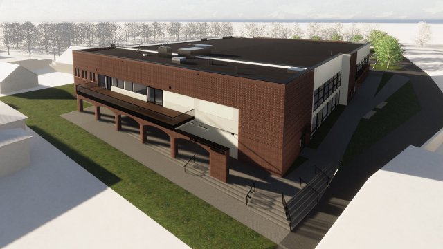 Tak będzie wyglądała hala sportowa w Ziębicach. Gmina stara się o pozwolenie na budowę 