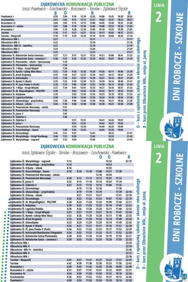 Od 18 stycznia nowy rozkład jazdy autobusów ZKP