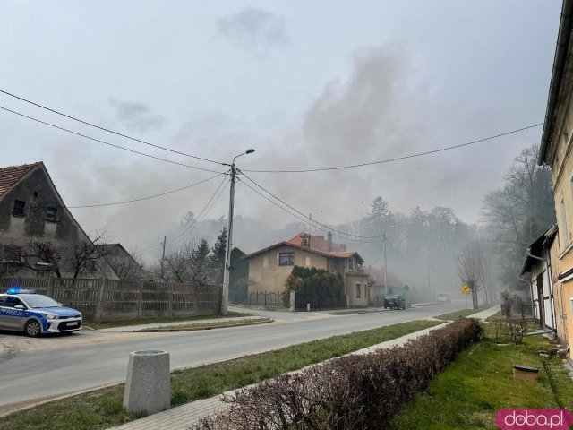  Pożar opon w Ziębicach