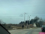  Pożar opon w Ziębicach